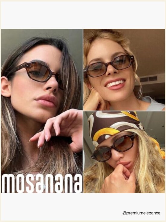 Retro Hexagon Sunglasses Trendy Small Face UV400 Protection main image 6